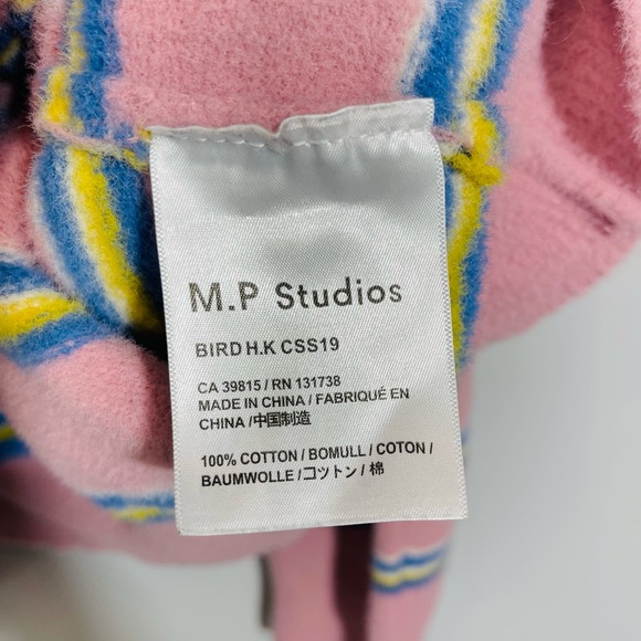 Mason Prince M.P Studios Japan Oversized Slouchy Drop Shoulder Sweater Pink 1 - Picture 6 of 13
